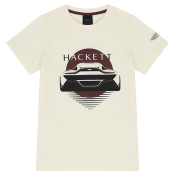 Boys Ivory Logo T-Shirt