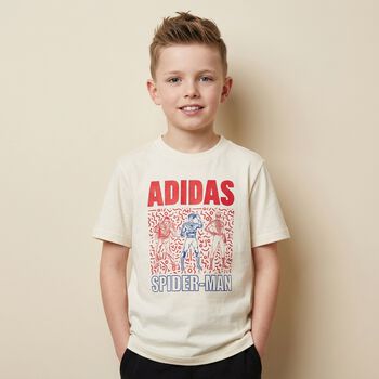 Boys Ivory Logo Marvel T-Shirt