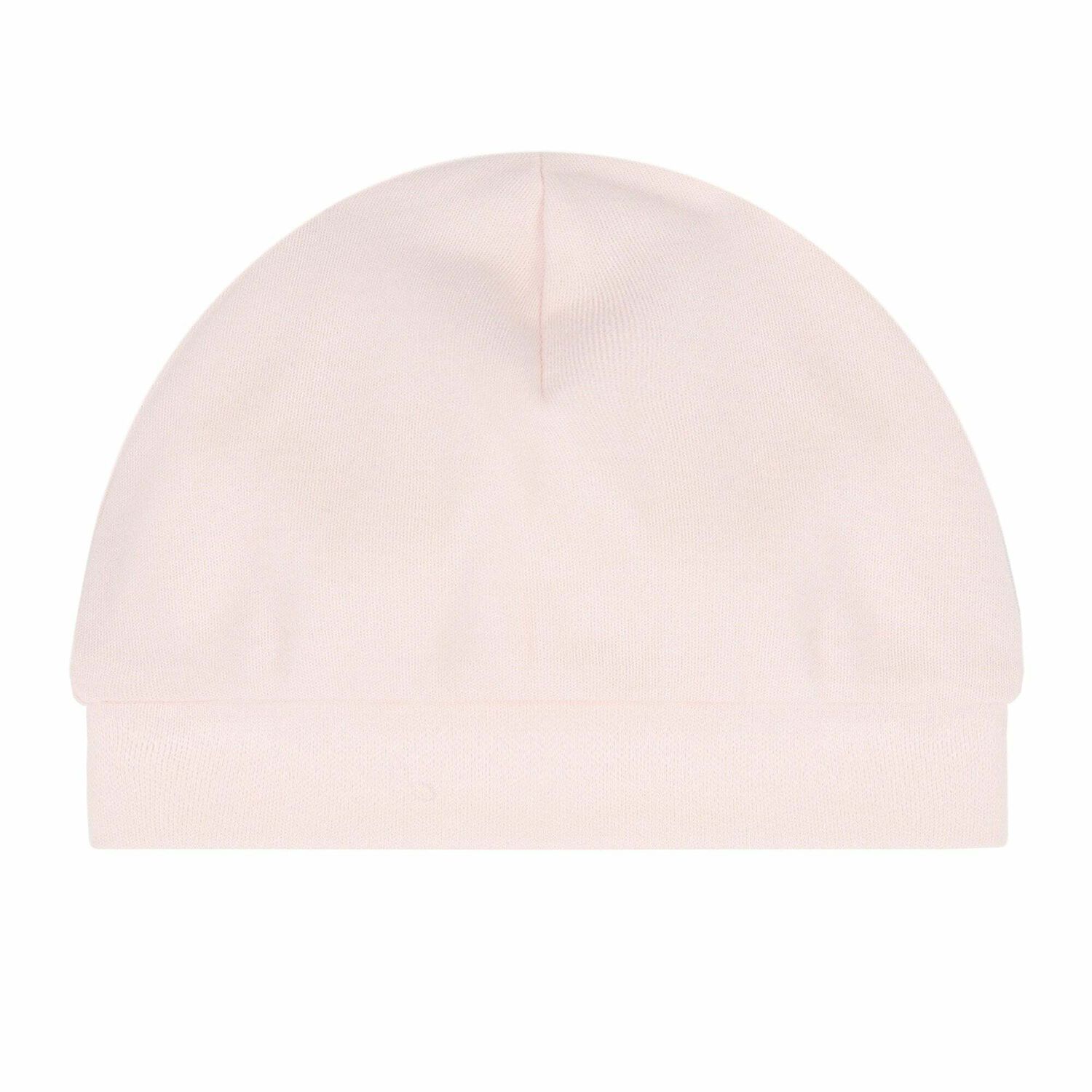 Baby Girls Pink Teddy Hat, 1, hi-res image number null