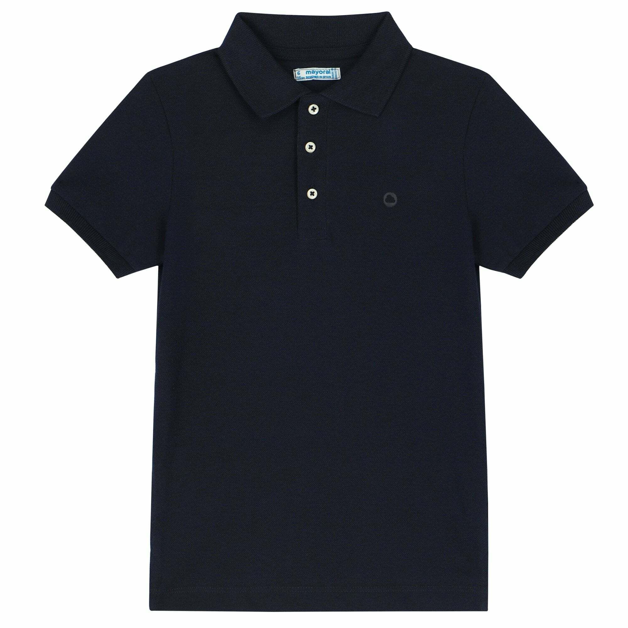 Mayoral Boys Navy Blue Polo Shirt Junior Couture Bahrain