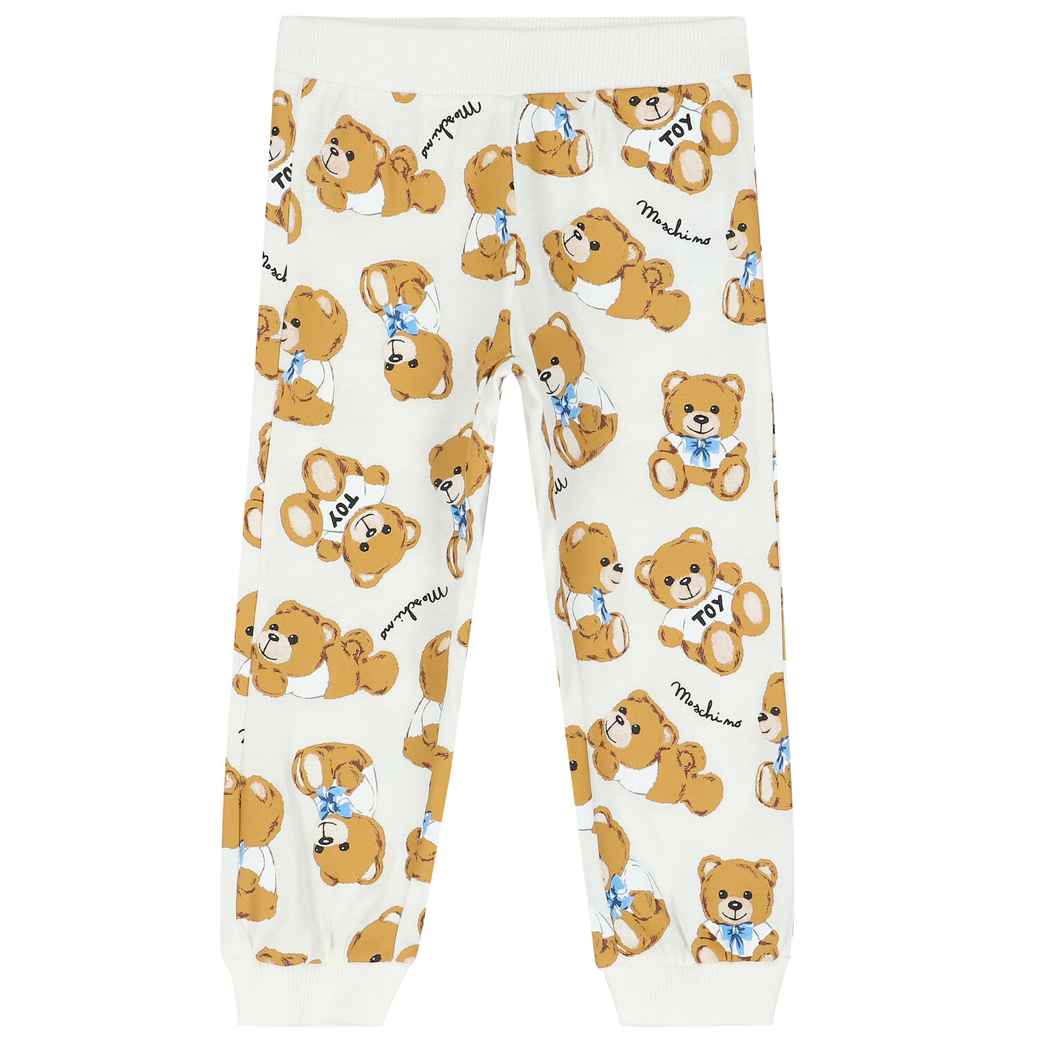 Grey & Ivory Teddy Logo Trousers Set, 3, hi-res image number null