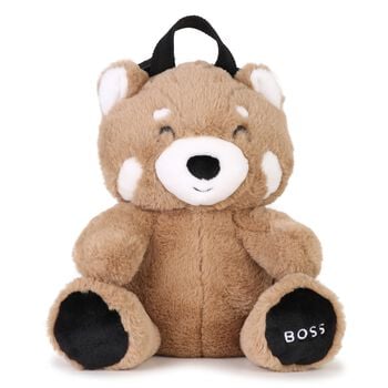Brown Logo Red Panda Backpack ( 21cm )