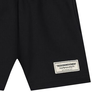 Black Logo Shorts