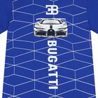 Younger Boys Blue Logo T-Shirt , 2, hi-res