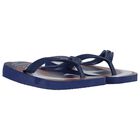 Boys Navy Blue Marvel Logo Flip Flops, 1, hi-res