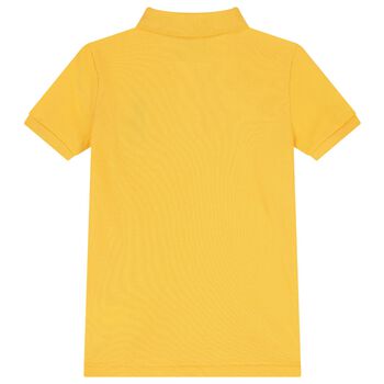 Boys Yellow Logo Polo Shirt