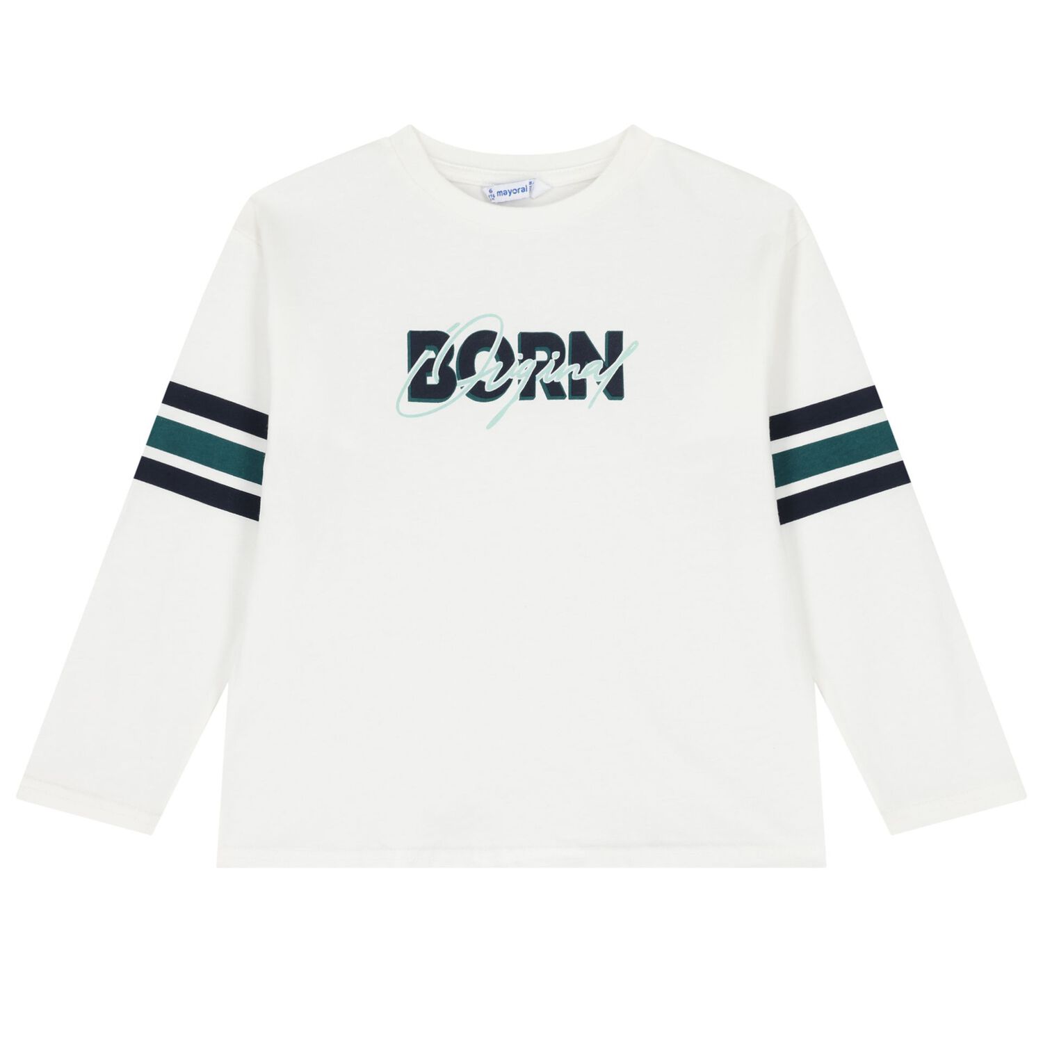 Boys White, Green & Navy Blue Tracksuit Set ( 3 Piece ), 1, hi-res