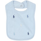 مريلة بالشعار باللون الأزرق للأولاد, 1, hi-res