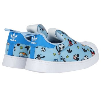 Blue Disney Superstar Trainers