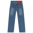 Boys Blue Denim Jeans, 1, hi-res
