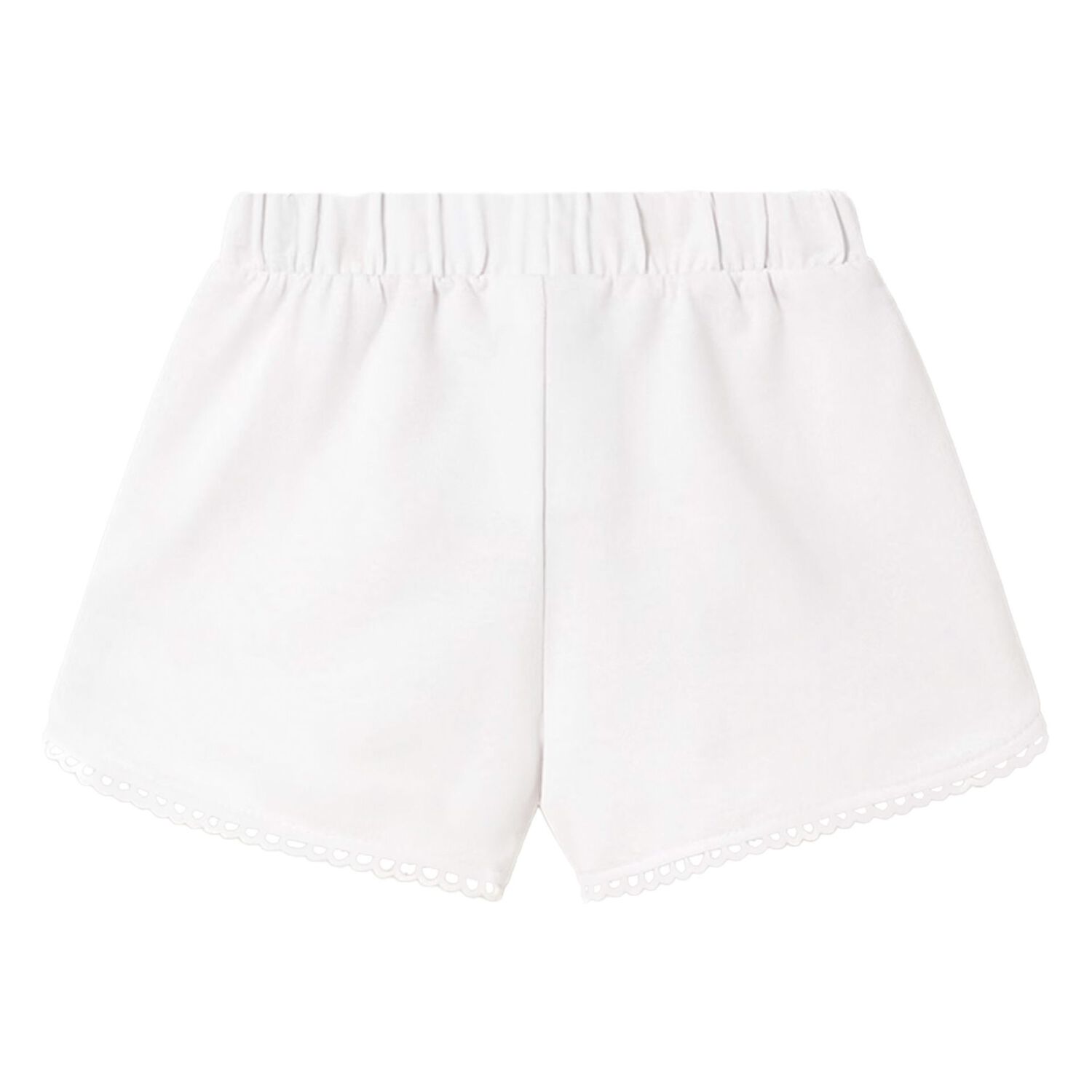Younger Girls White Shorts, 2, hi-res image number null