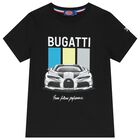 Boys Black Logo T-Shirt, 2, hi-res