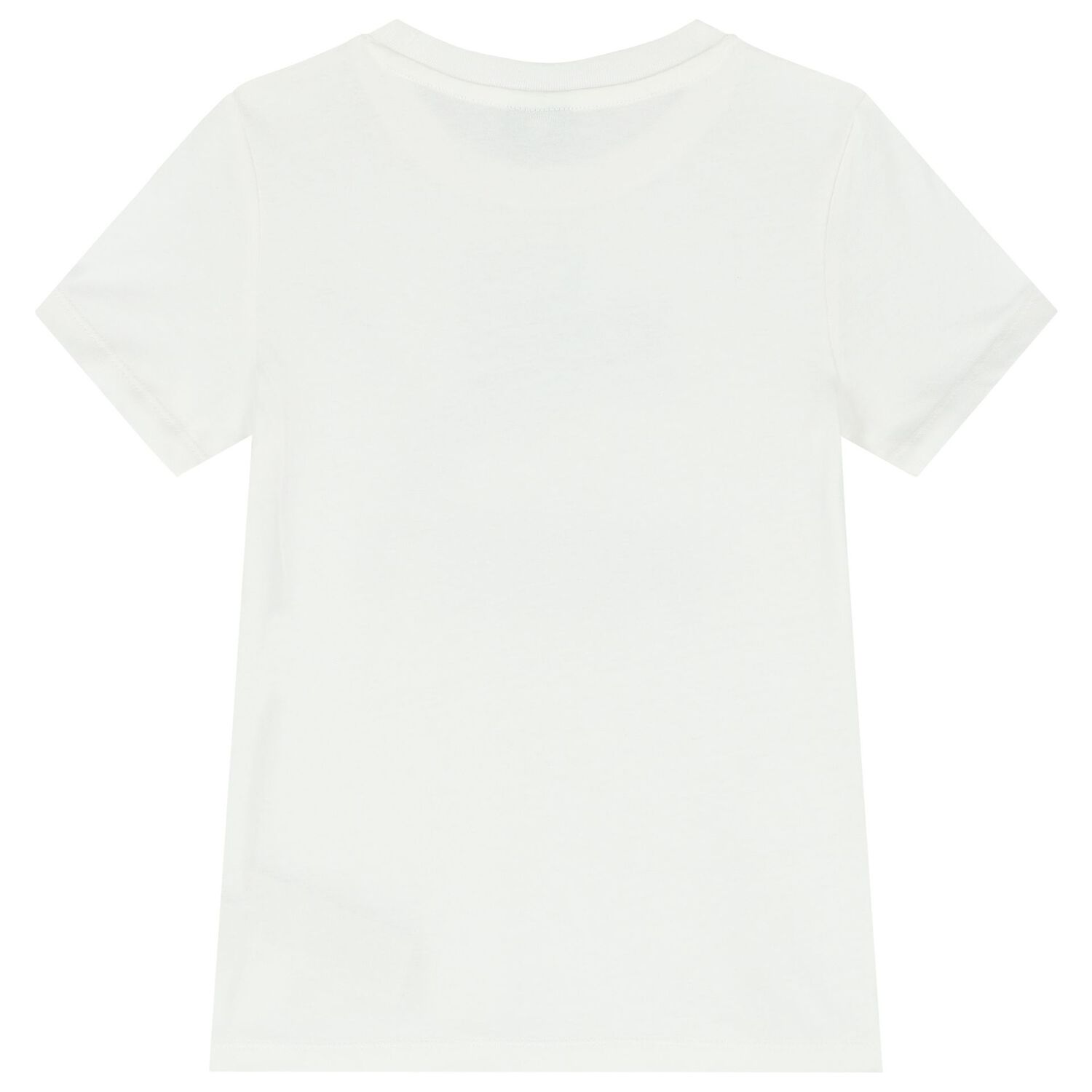 Girls White Logo T-Shirt, 2, hi-res image number null