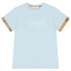 Boys Blue Logo T-Shirt, 1, hi-res