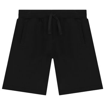 Black Logo Shorts