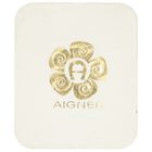 بطانية بنات بالشعار باللون العاجي, 1, hi-res