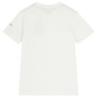 Boys White Logo T-Shirt, 2, hi-res