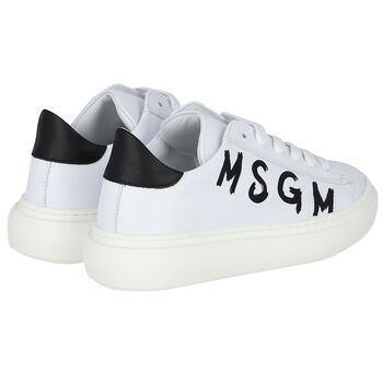 White Logo Trainers