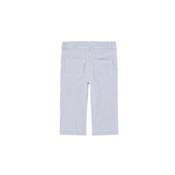 Baby Boys Blue & White Trousers, 1 Baby Boys Blue & White Trousers