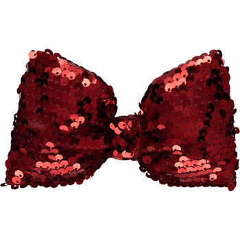 Girls Red Sequins Hair Clip