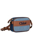 Girls Blue Logo Handbag, 1, hi-res