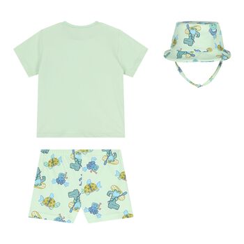 Baby Boys Green Swim Set