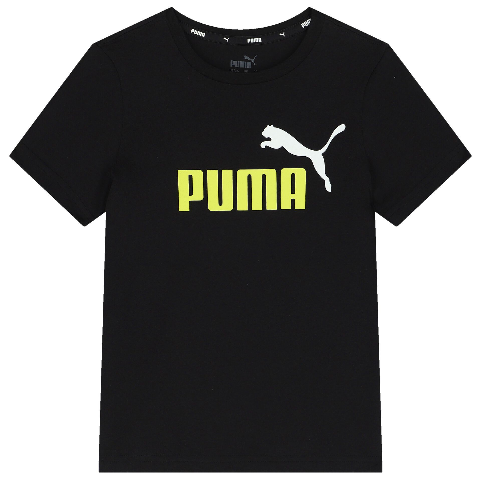 Puma Boys Black Logo T Shirt Junior Couture Bahrain