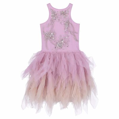 Girls Lilac Tulle Dress