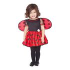 Girls Black & Red Little Lady Bug Costume, 1, hi-res