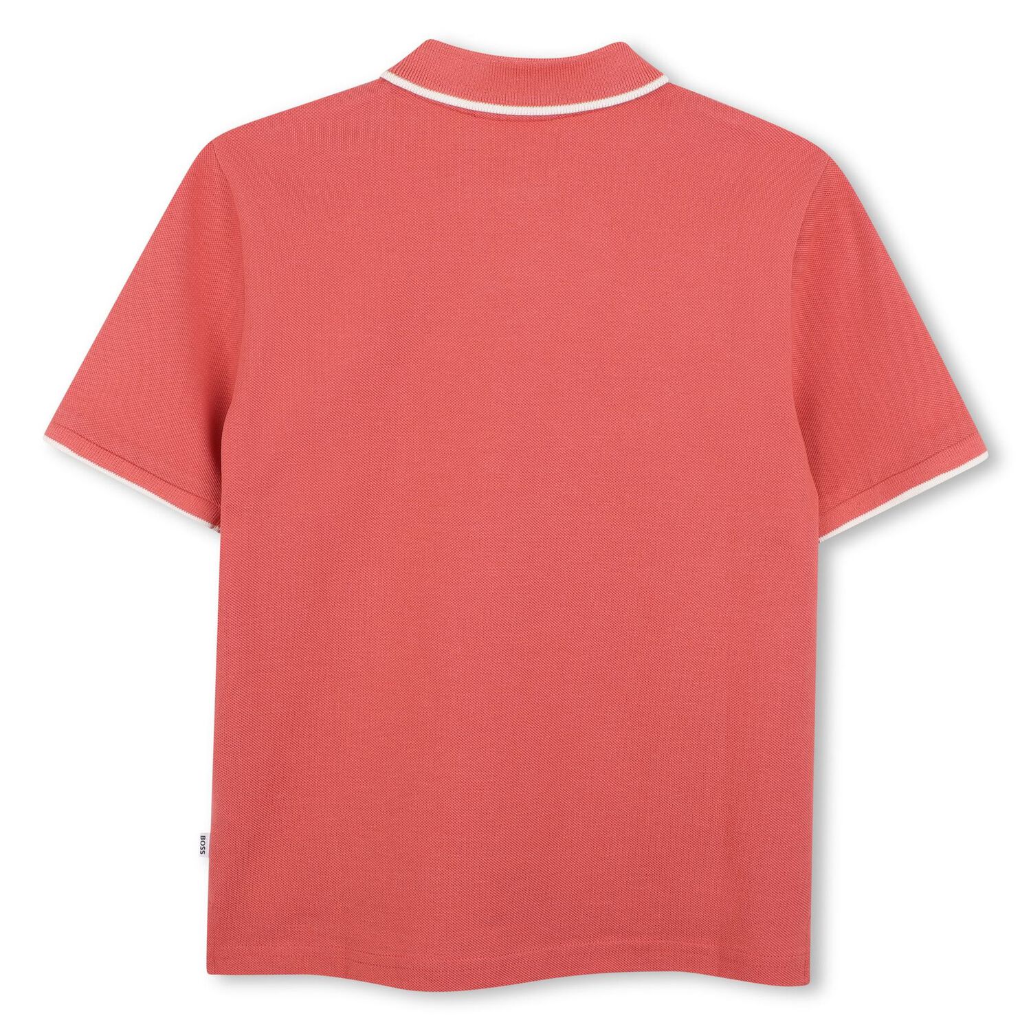 Boys Mini Me Red Logo Polo Shirt, 7, hi-res