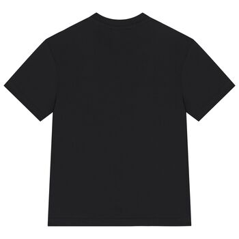 Boys Black Logo T-Shirt