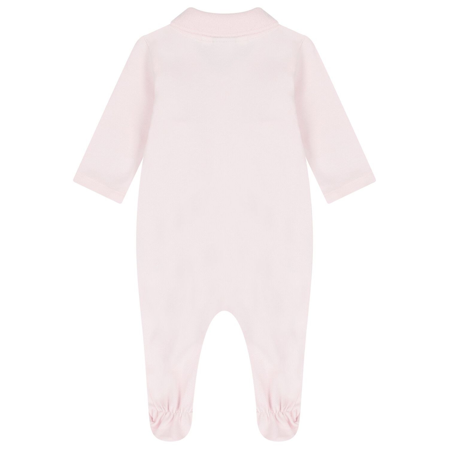 Baby Girls Pink Logo Babygrow, 1, hi-res