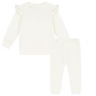 Baby Girls Ivory Polo Bear Tracksuit, 1, hi-res