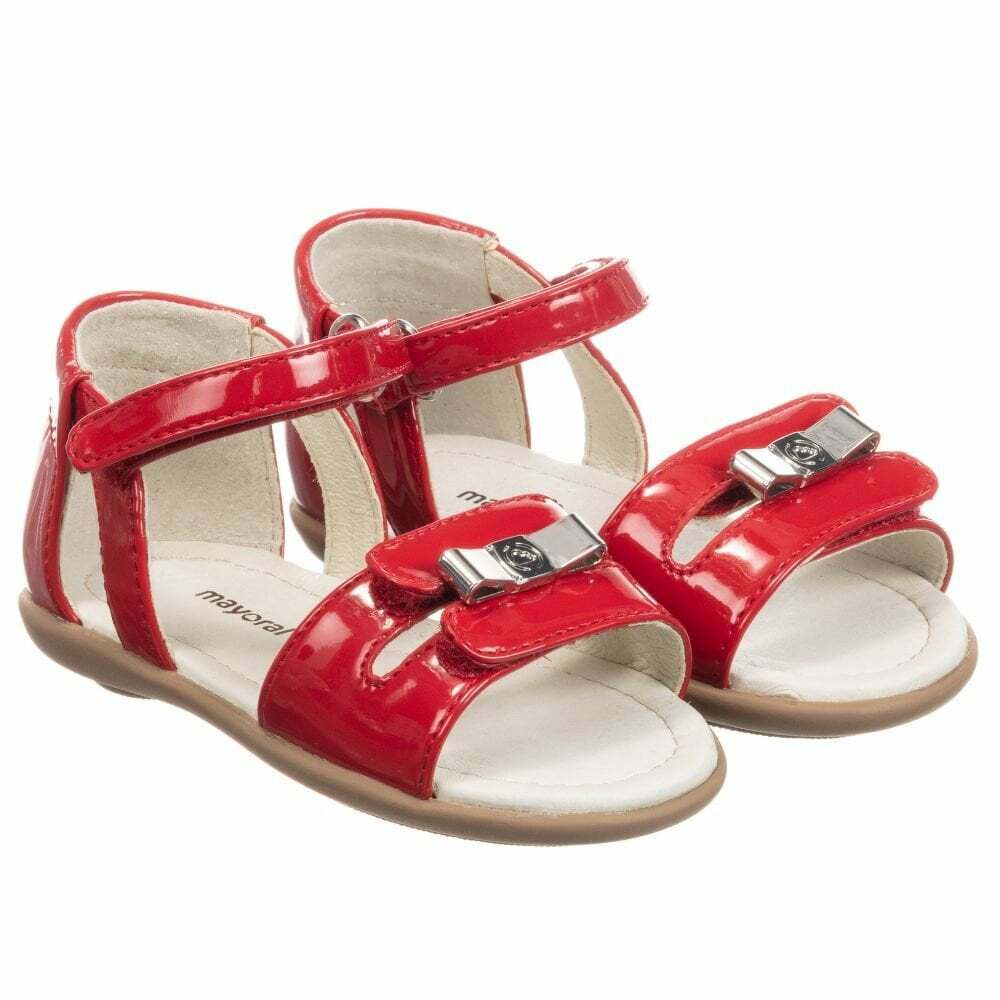 Red sandals size 1 new arrivals