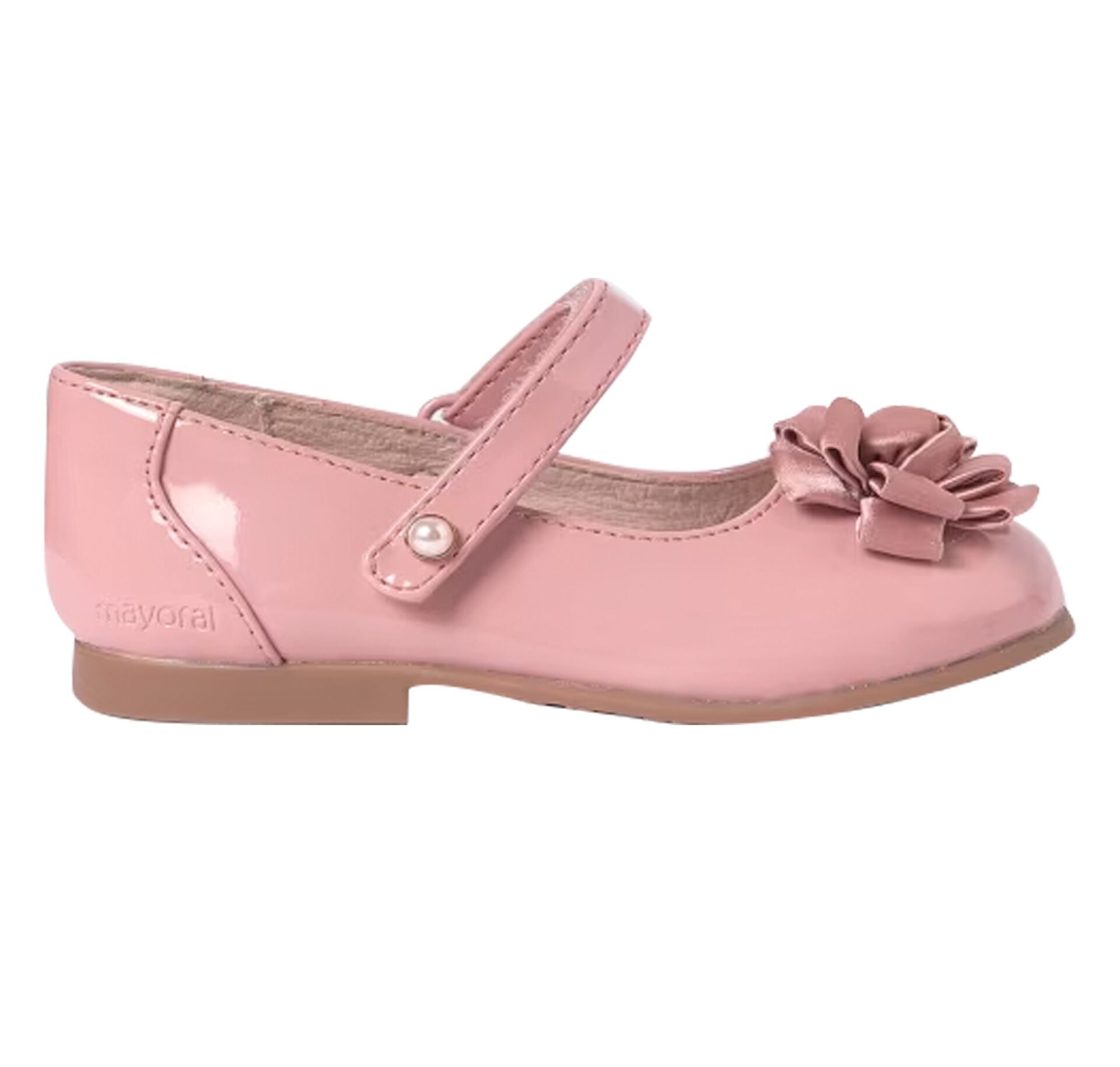 Girls pink dolly shoes hot sale