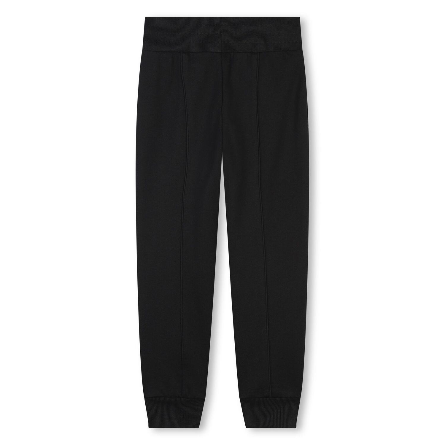 Girls Black Logo Joggers, 1, hi-res