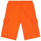 شورت أولاد باللون البرتقالى, 1, hi-res