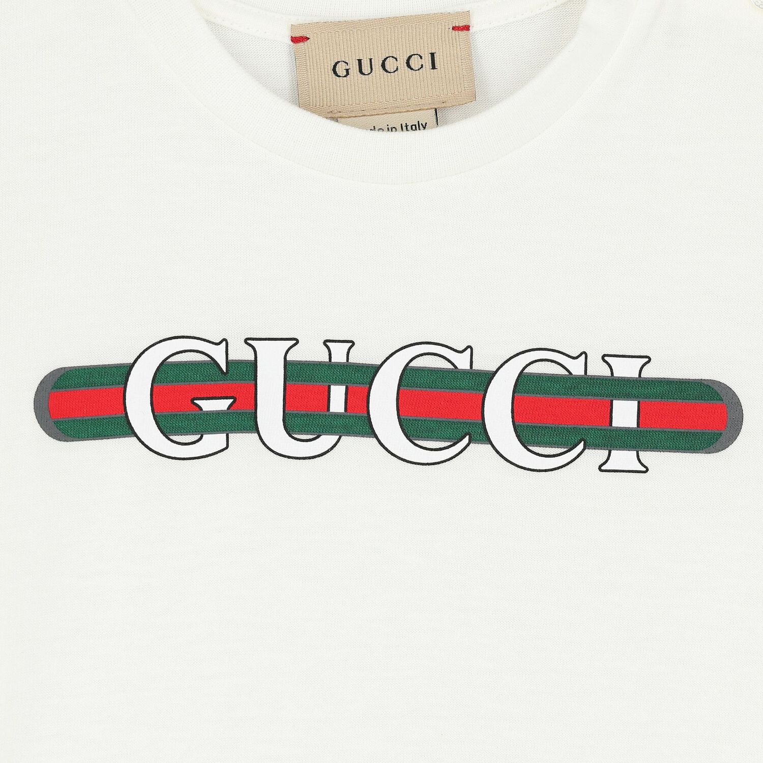 تيشيرت بالشعار باللون الابيض, 2, hi-res