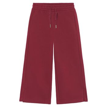 Girls Red Joggers
