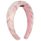 Girls White & Pink Zig Zag Headband, 1, hi-res