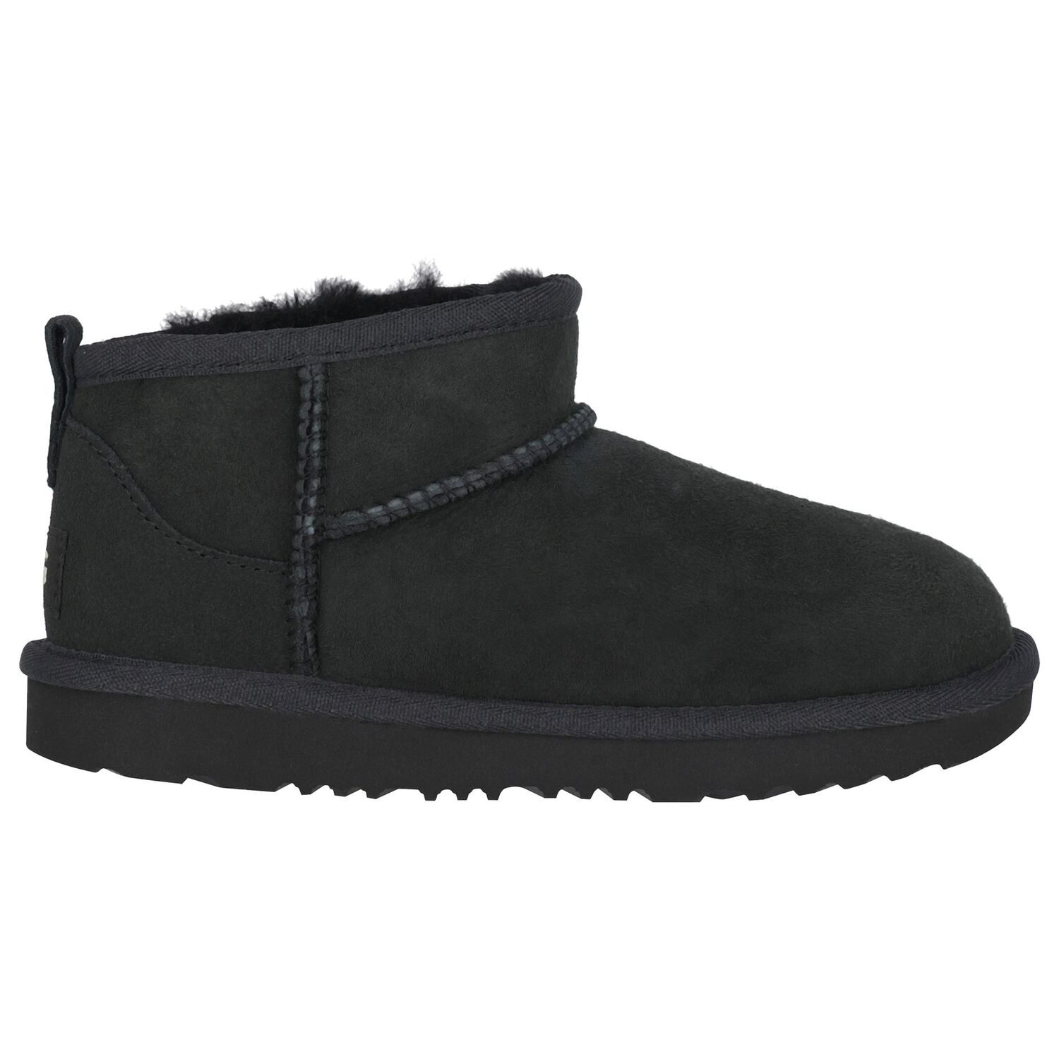 Black Classic Ultra Mini Suede Boots, 2, hi-res image number null