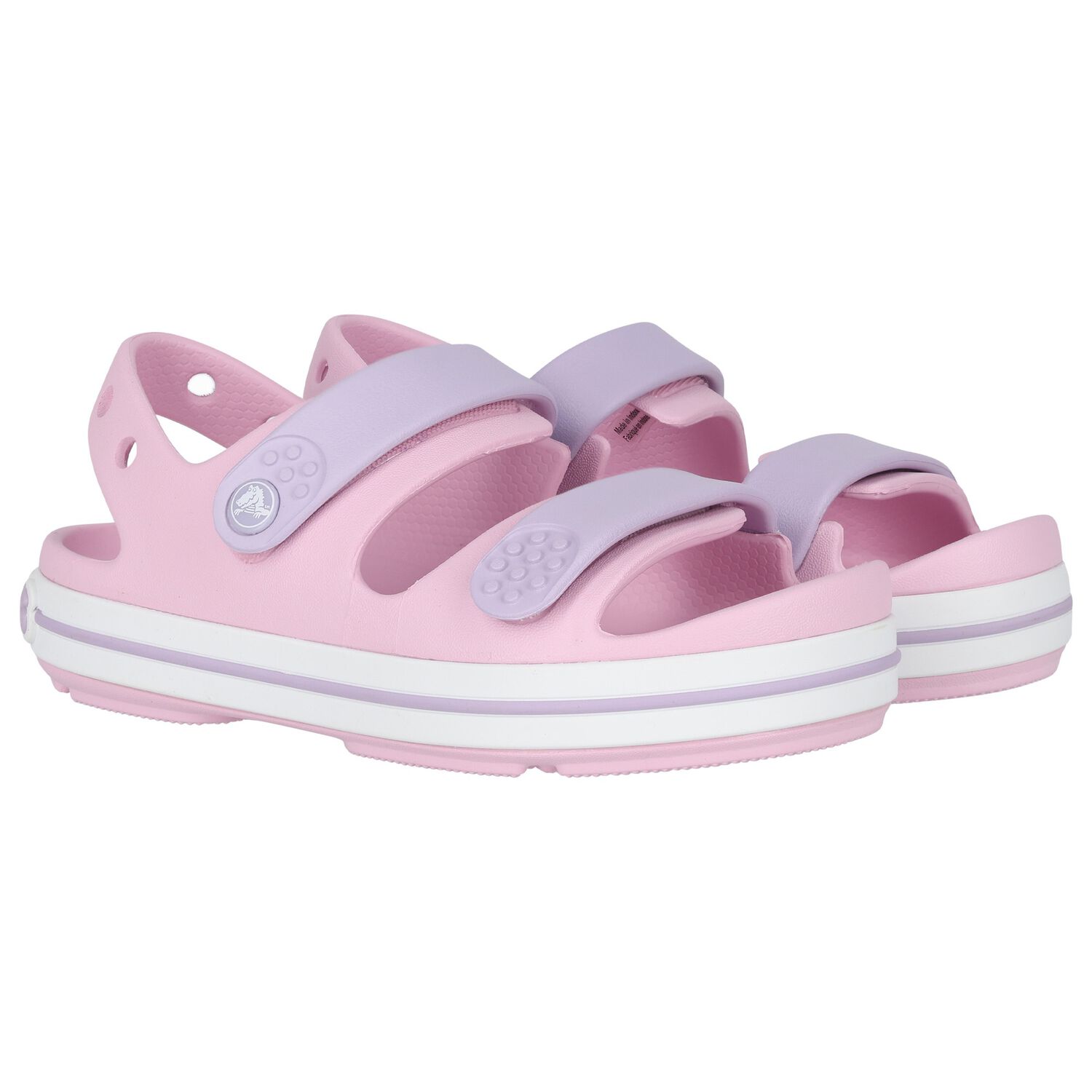 Girls Pink Crocband Sandals, 1, hi-res image number null