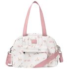 Baby Girls Ivory & Pink Changing Bag, 3, hi-res