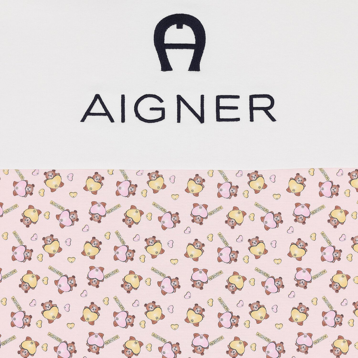 بطانية بشعار دب تيدي باللونين الوردي والأبيض للبنات, 2, hi-res