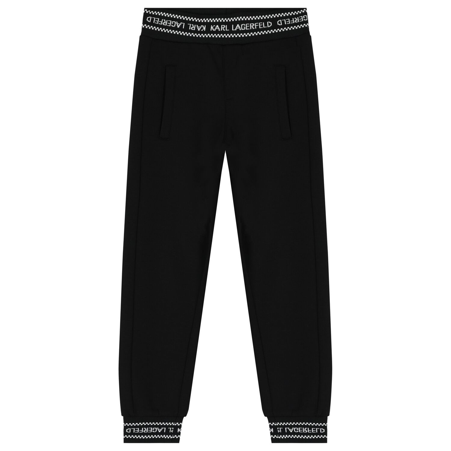 Boys Black Logo Joggers, 1, hi-res image number null