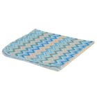 Blue & Yellow Zig Zag Baby Blanket, 3, hi-res
