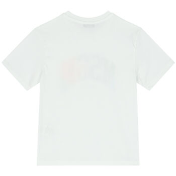 Boys White Varsity Logo T-Shirt