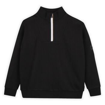 Boys Black Logo Sweatshirt