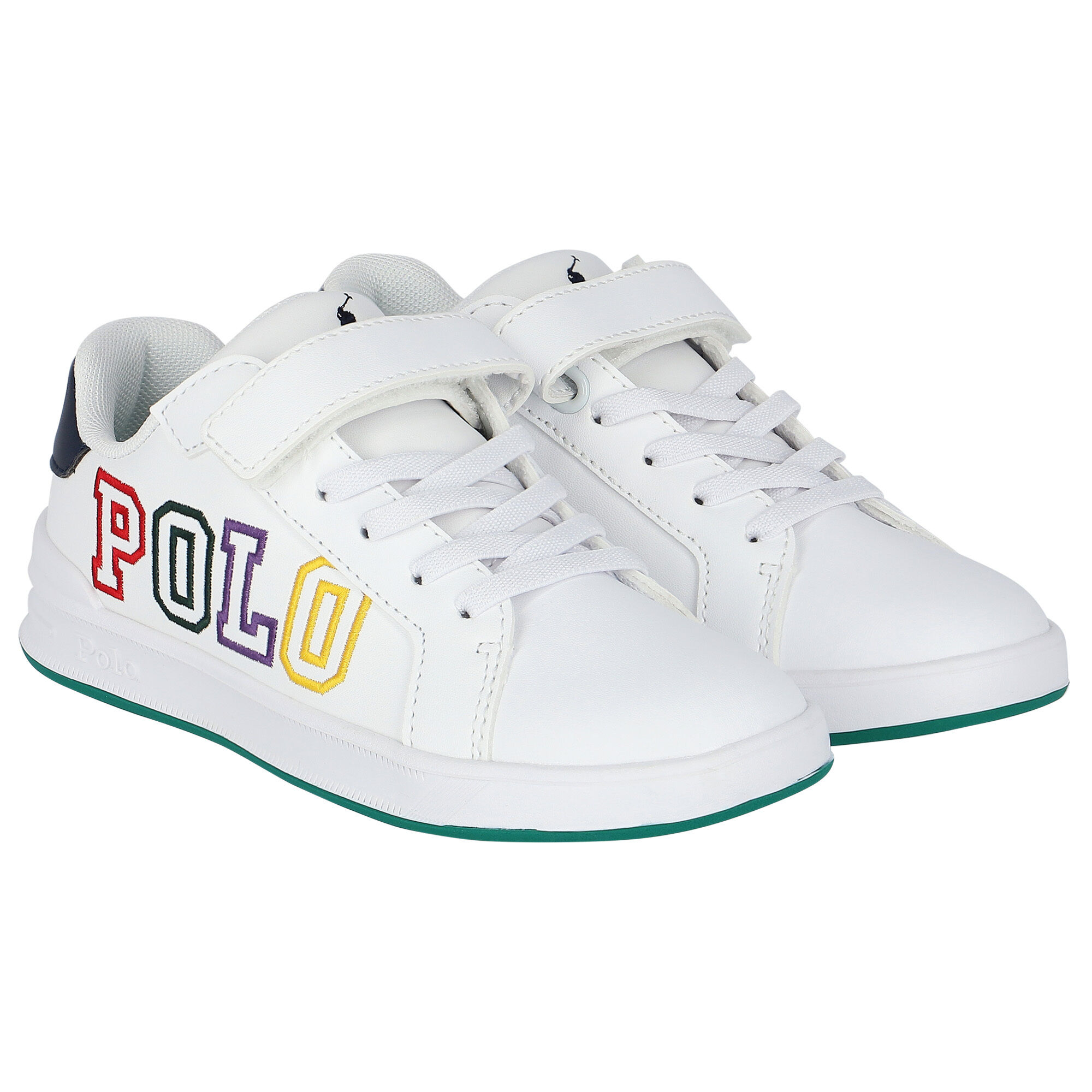 Ralph lauren clearance junior trainers