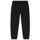 Boys Black Logo Tracksuit , 2, hi-res